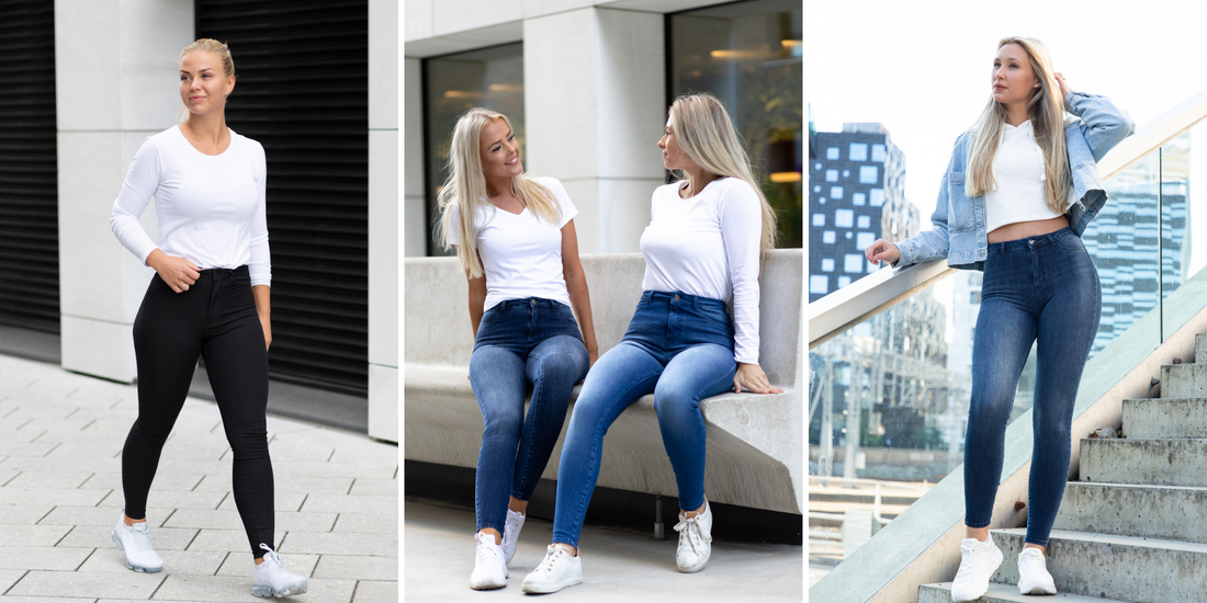 Jeans for dame til alle passformer