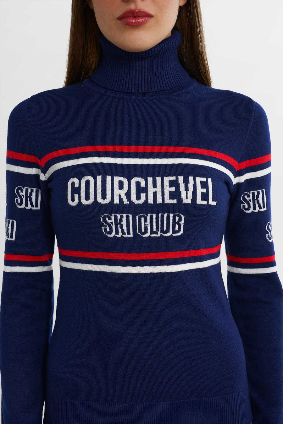 Courchevel Ski Club Sweater · Blue/White/Red