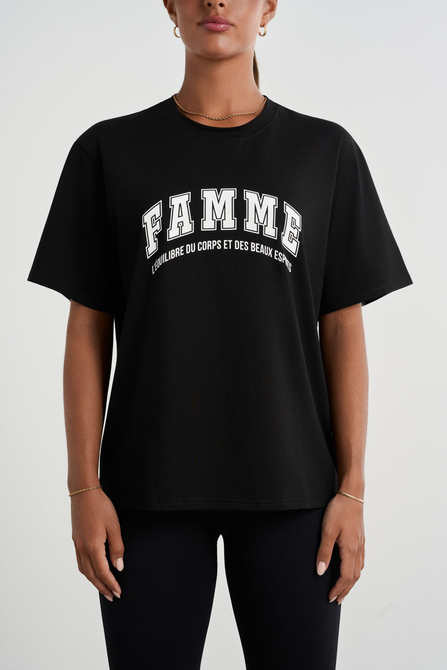 Équilibre Oversized T-Shirt · Black