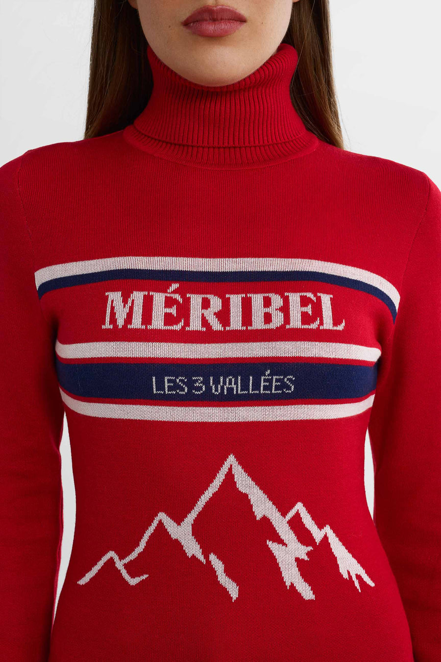 Meribel Sweater · White/Blue/Red