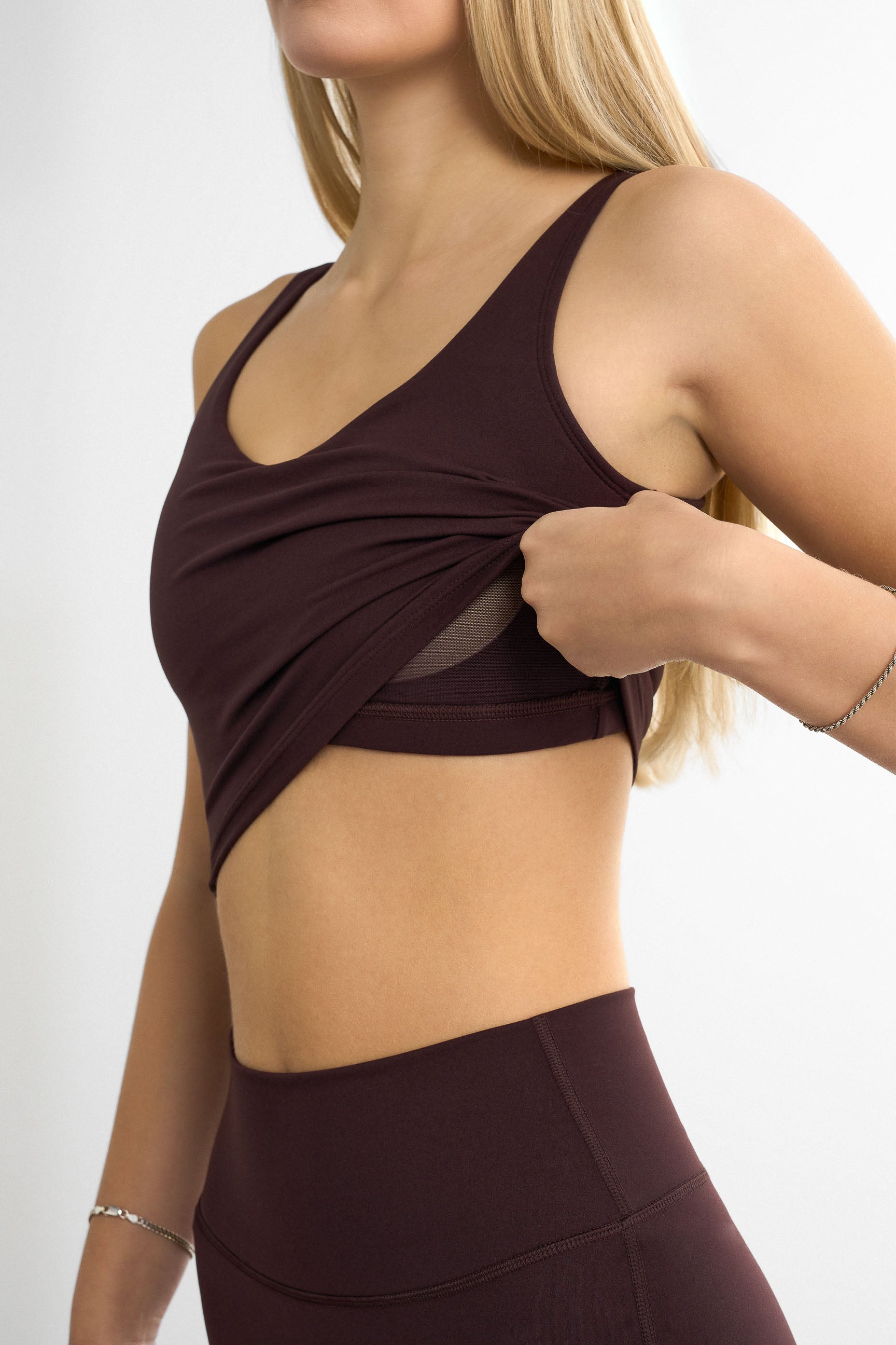 Softy Crop Top - for dame - Famme - Sports Bra