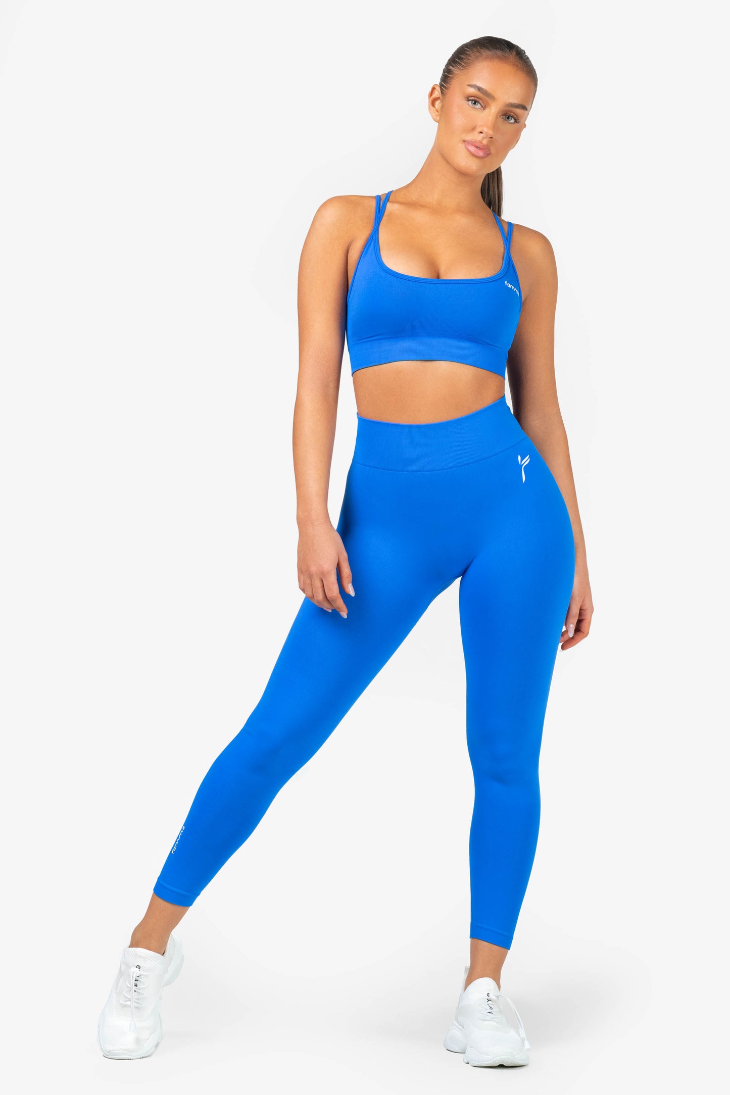 Blue Lunge Leggings - for dame - Famme - Leggings