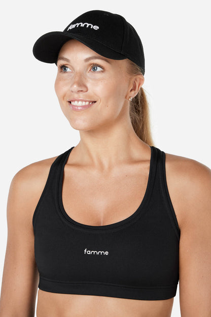 Black High Impact Sports bra - for dame - Famme - Sports Bra